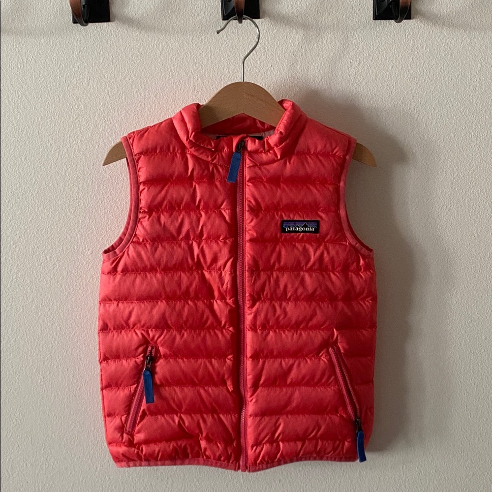 Patagonia Vibrant Coral Quilted Vest